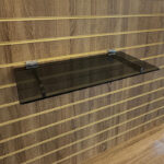 Slatwall Tinted Glass Shelves (600 x 300mm)