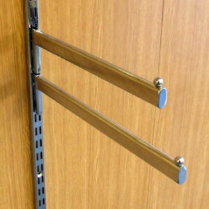 Twin Slot Shelving Straight Oval Arms