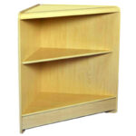 Triangular Corner Unit With Solid Top Maple