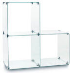 Triple Glass Cube Display
