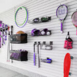 White Slatwall Panels In Shop