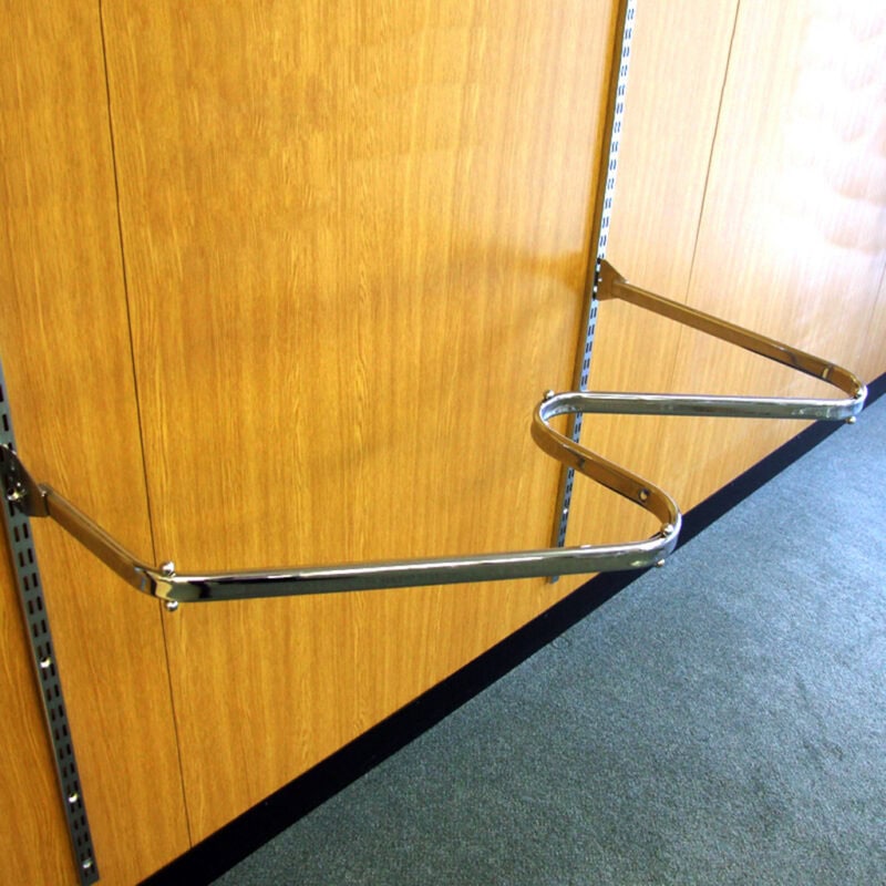 Twin Slot Zigzag Clothing Rail